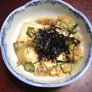 やわらか栄養豆腐の卵とじ